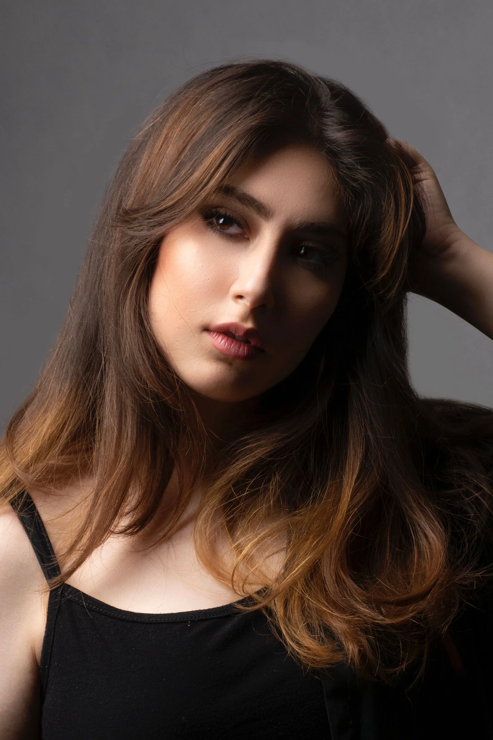 Example of a salon post with professional hair styling