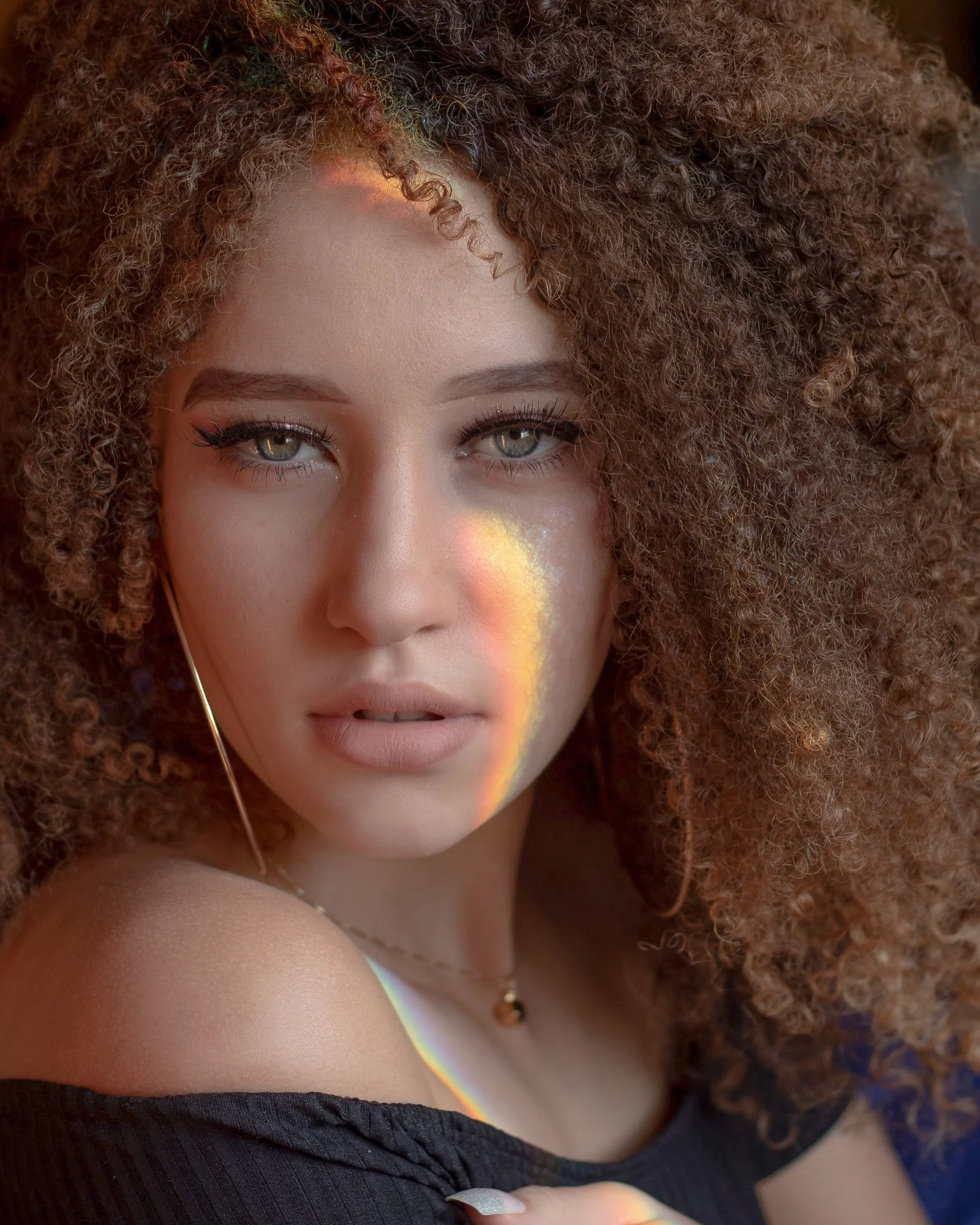 Example of a salon post with professional hair styling