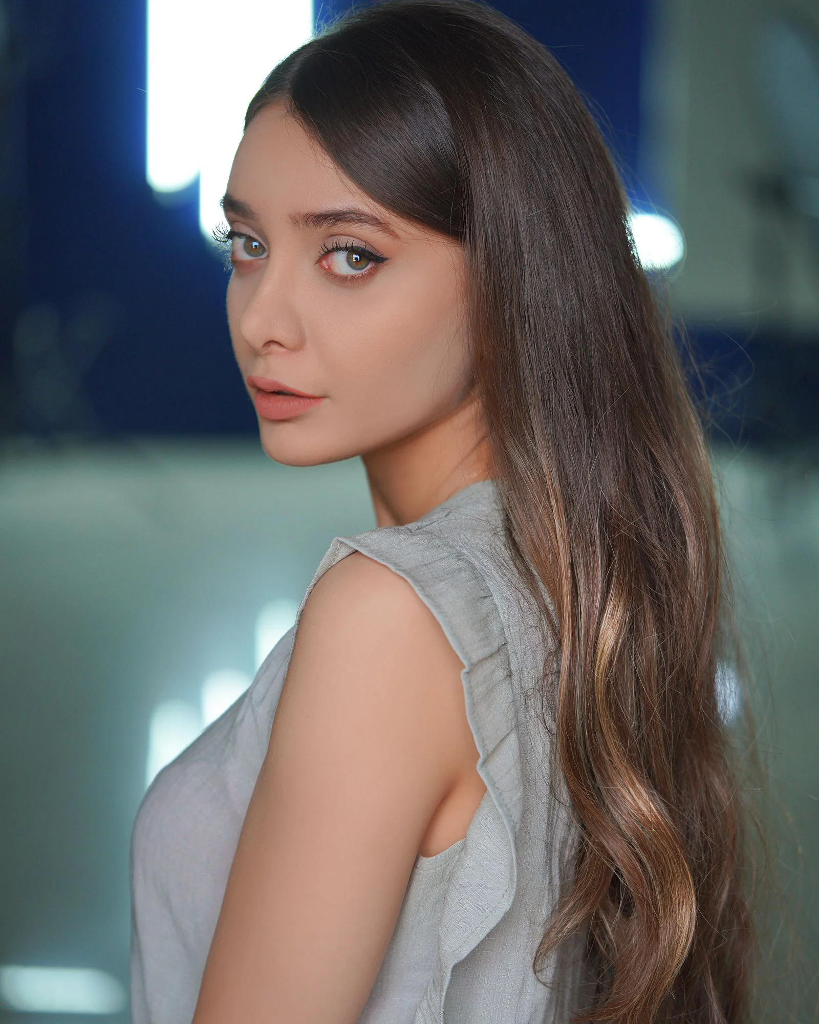 Example of a salon post with professional hair styling